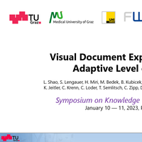 Image of the first slide of the presentation about Visual Document Exploration with Adaptive Level of Detail.